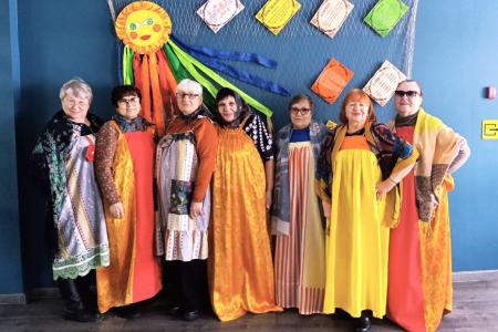 Фольклорный праздник "Широкая Масленица" для членов клуба "Золотое время"